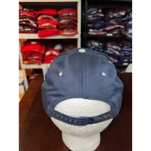 Vintage Georgetown Hoyas Hat College University Blue Snapback Headwear 90s NWT - Picture 5 of 8